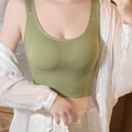 Women Wireless Push Up Sports Stylish Tank Top Bralette