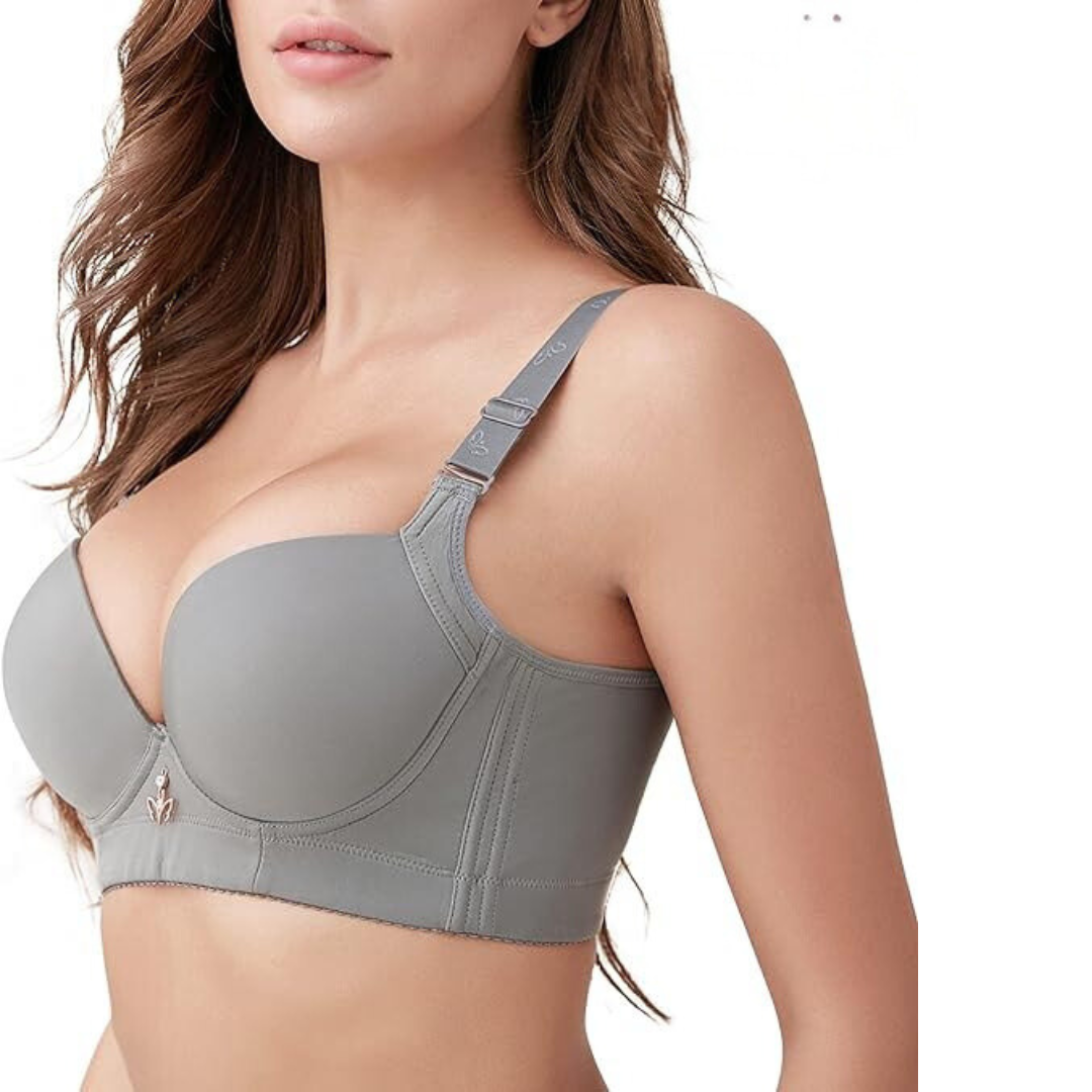 Breathable thin bra without underwire push-up bra