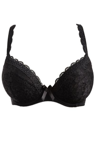 Rebel Padded Plunge Bra with panty set