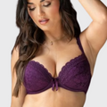 Rebel Padded Plunge Bra with panty set