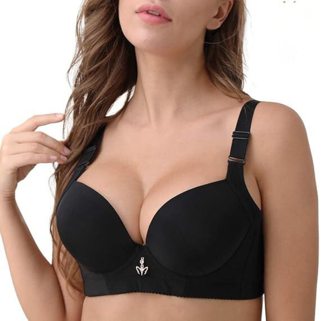Breathable thin bra without underwire push-up bra